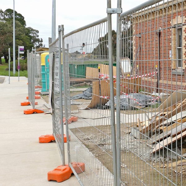 what's the process for booking the removal of the temporary fence after my job or even is completed